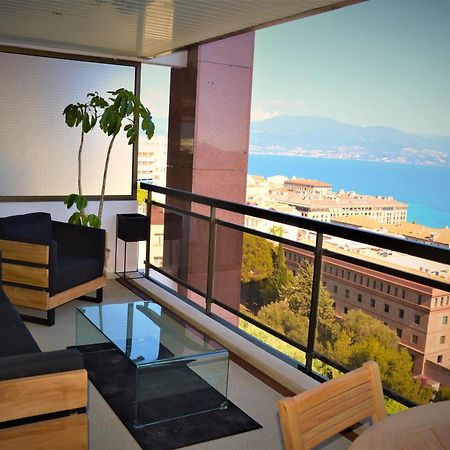 Grand T2 Standing Ajaccio Proche Centre Et Plages Vue Panoramique Parking Prive Экстерьер фото